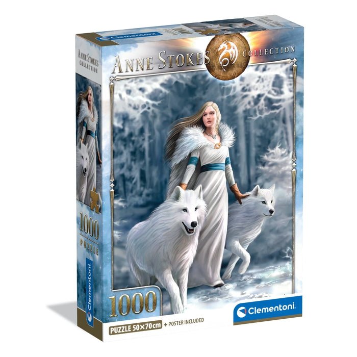 Clementoni – Puzzle 1000 pièces Anne Stokes Legendary Companions – High Quality Collection