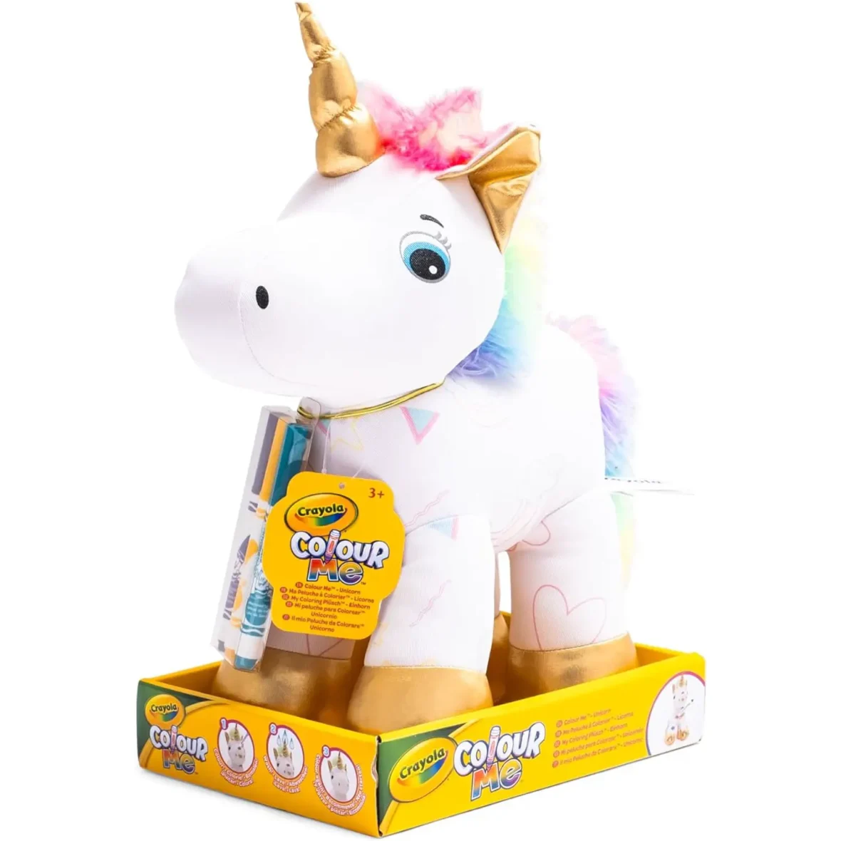 Peluche à Colorier – Licorne – Crayola