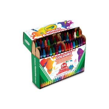 Crayons de Cire – World’s Favourite Colours 64 Couleurs – Crayola