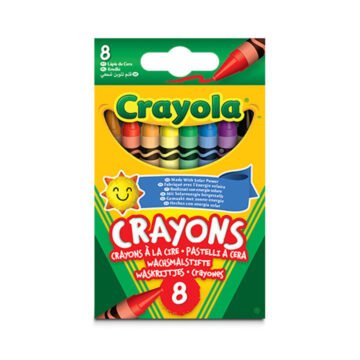Crayons de Cire – 8 Couleurs – Crayola
