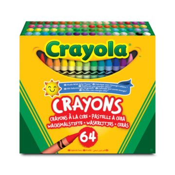 Crayons de Cire – 64 Couleurs – Crayola
