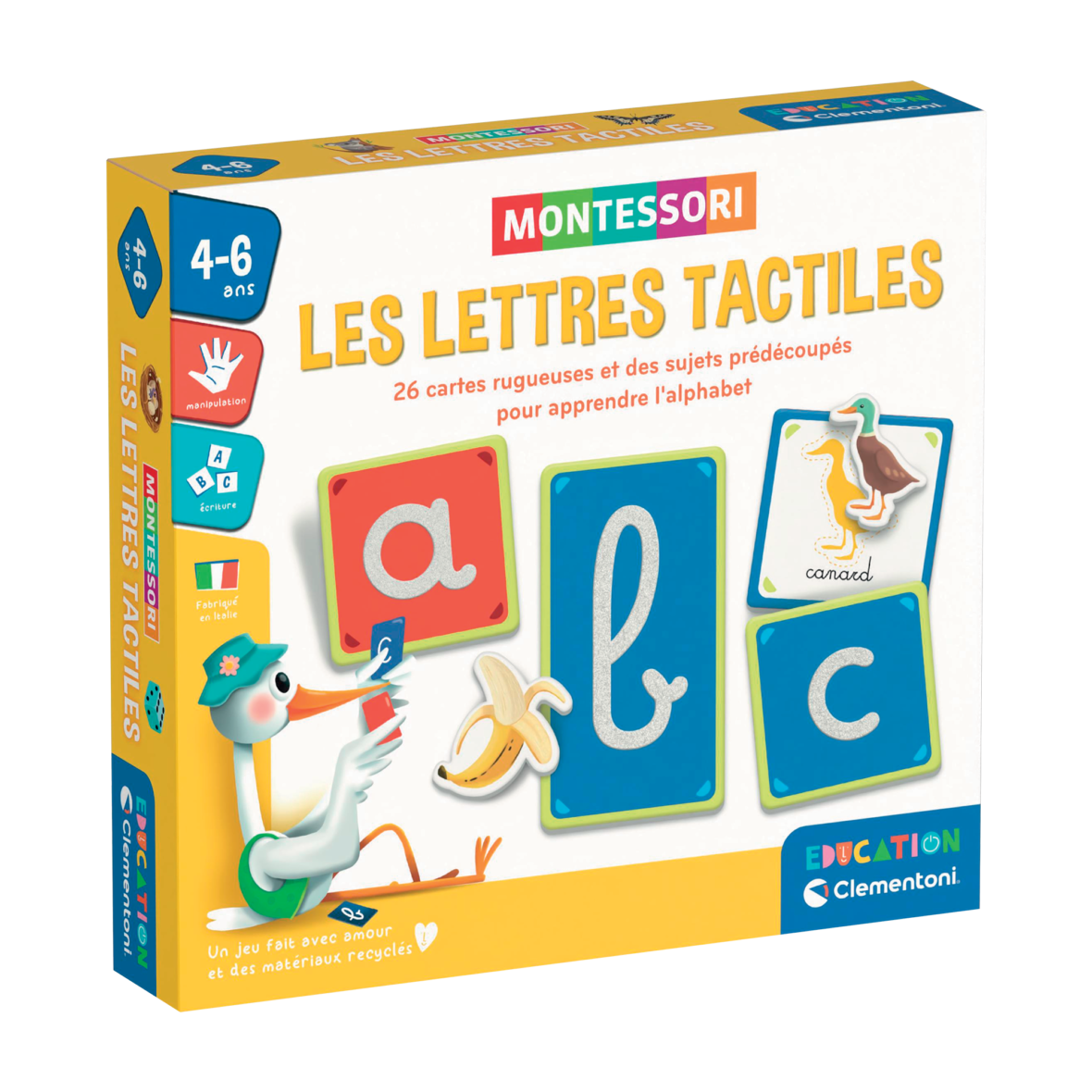 Clementoni Montessori – Les Lettres Tactiles