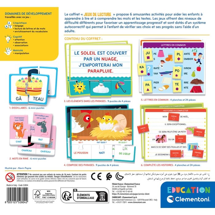 JEUX DE LECTURE