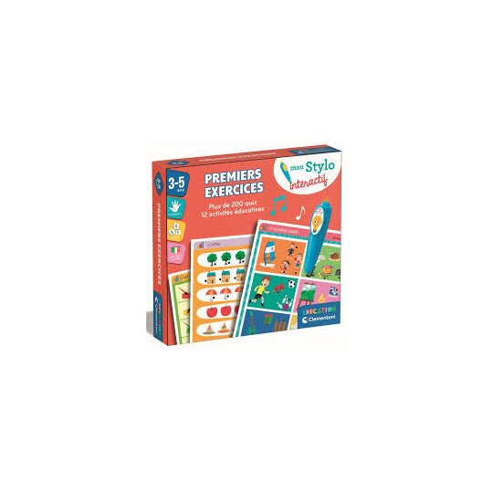 Clementoni – Mon Stylo Interactif – Premiers Exercices