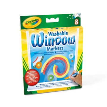 Feutres pour Vitres – 8 Couleurs – Crayola