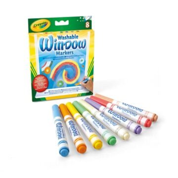 Feutres pour Vitres – 8 Couleurs – Crayola