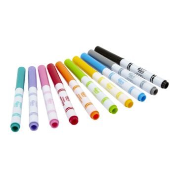 Feutres pour Tissu – 10 Couleurs – Crayola