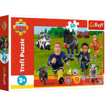 Puzzle Sam le Pompier – 30 pièces – Trefl