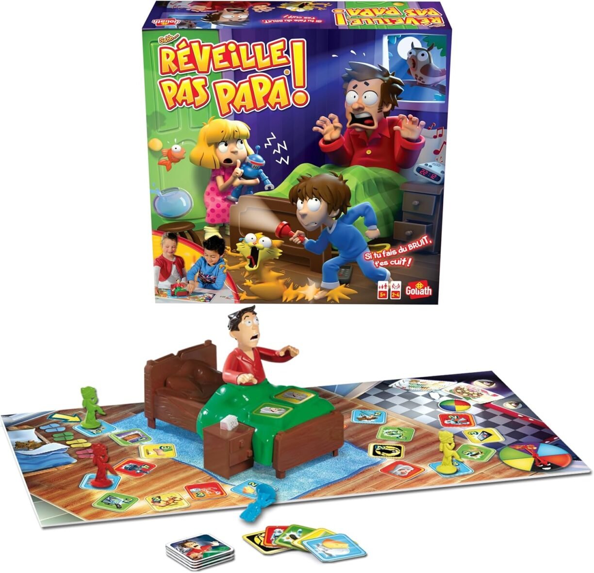 Jeu de Société – Réveille Pas Papa 70582 – Goliath