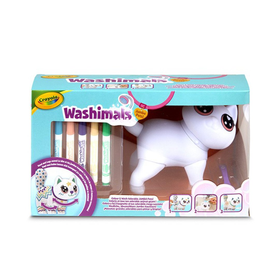 Chat à Colorier – Washimals Jumbo Big Jenny – Crayola