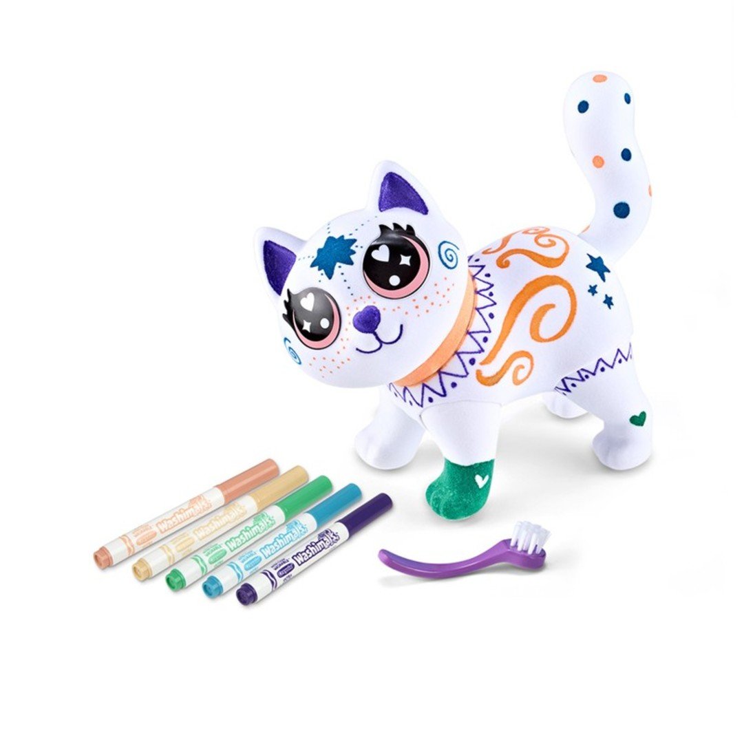Chat à Colorier – Washimals Jumbo Big Jenny – Crayola