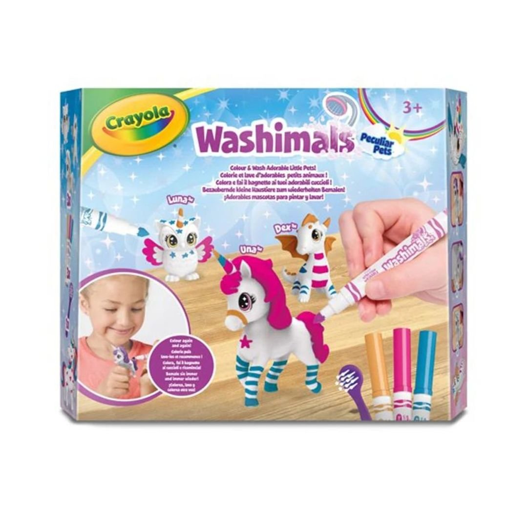 Animaux à Colorier – Washimals Peculiar Pets Lot de 3 – Crayola