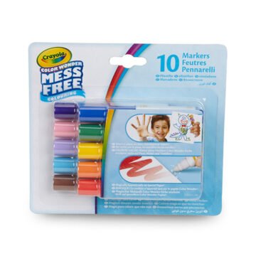Mini-Feutres Sans Tache – Color Wonder 10 Couleurs – Crayola