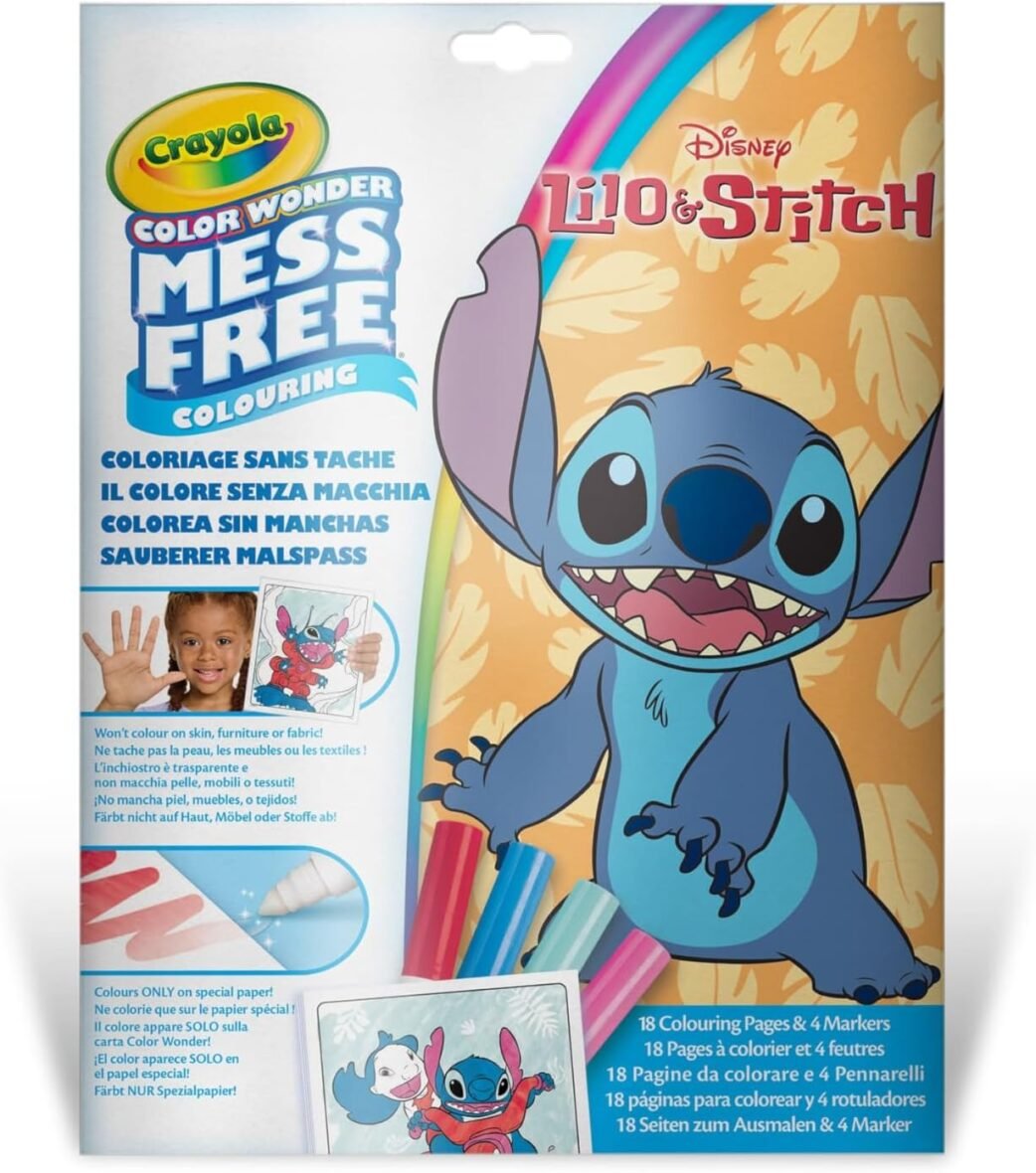 Coffret de Coloriage Sans Tache – Color Wonder Lilo et Stitch – Crayola