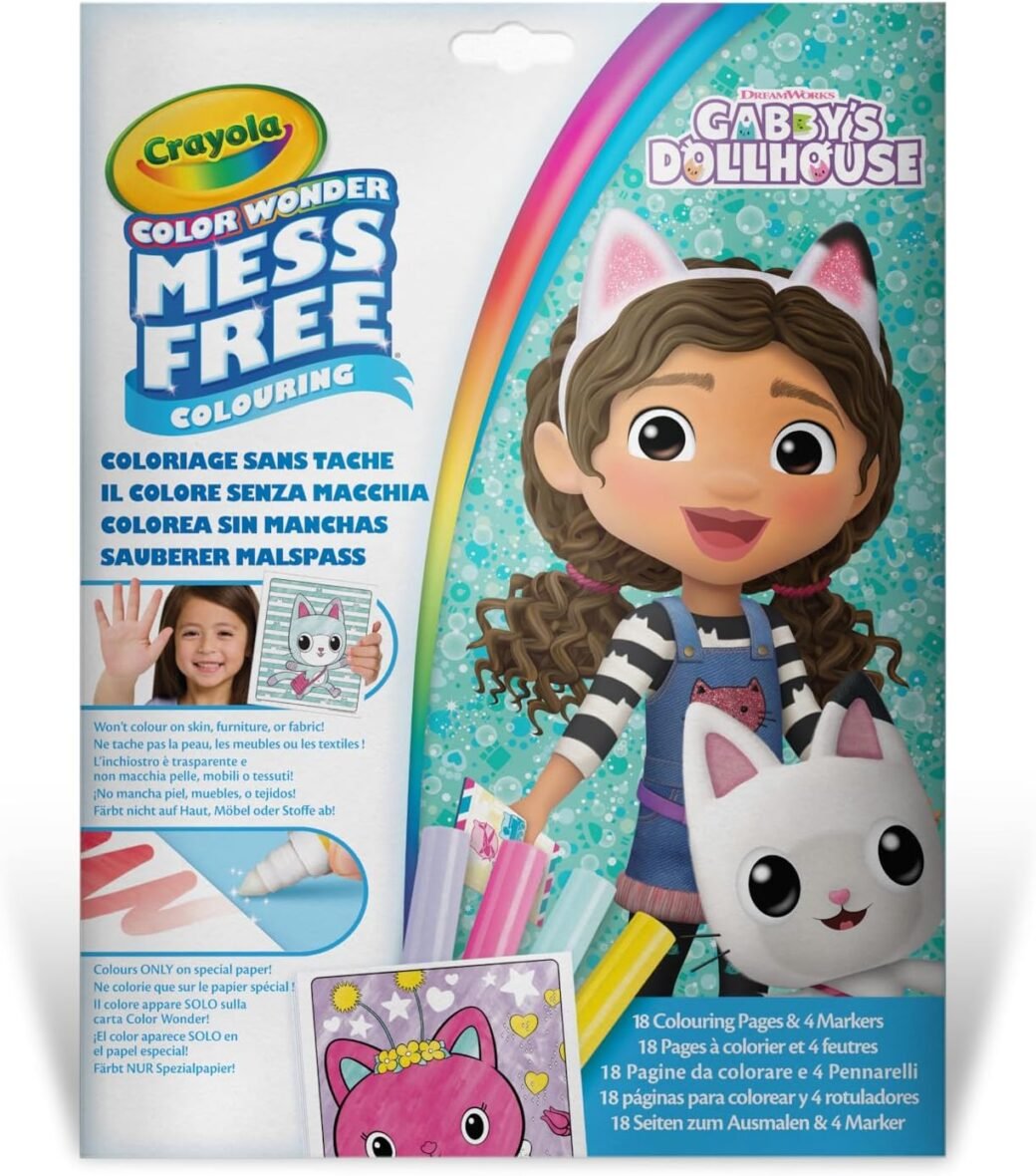 Coffret de Coloriage Sans Tache – Color Wonder Gabby – Crayola