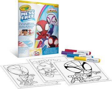 Coffret de Coloriage Sans Tache – Color Wonder Spidey – Crayola