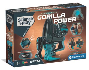 Clementoni Anibot Gorilla Power – Robot Gorille à construire
