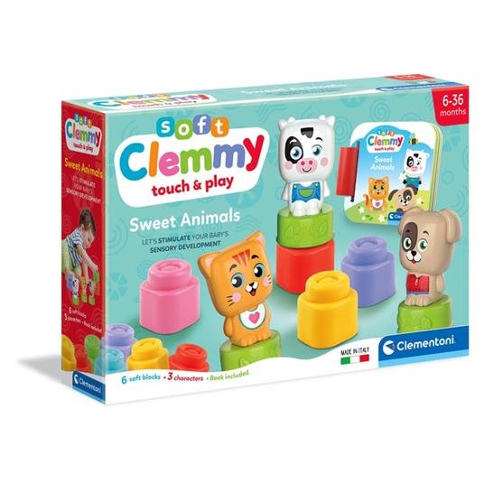 Clementoni 17849 Soft Clemmy Sweet Animals Book Playset