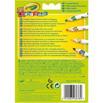Gros Crayons de Couleur Décorés – Mini Kids – Crayola