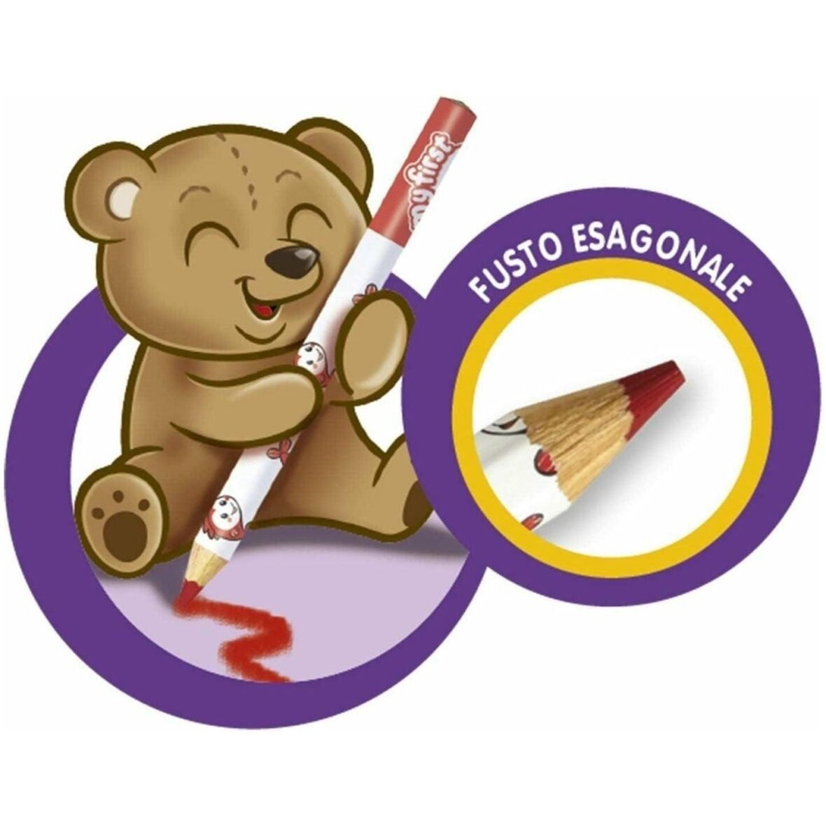 Gros Crayons de Couleur Décorés – Mini Kids – Crayola