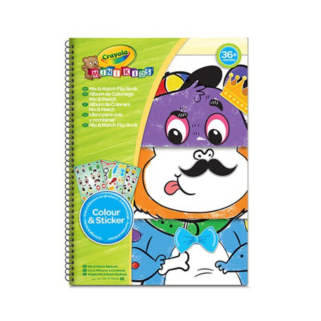 Album de Coloriage à Combiner – Mini Kids Mes Émotions – Crayola