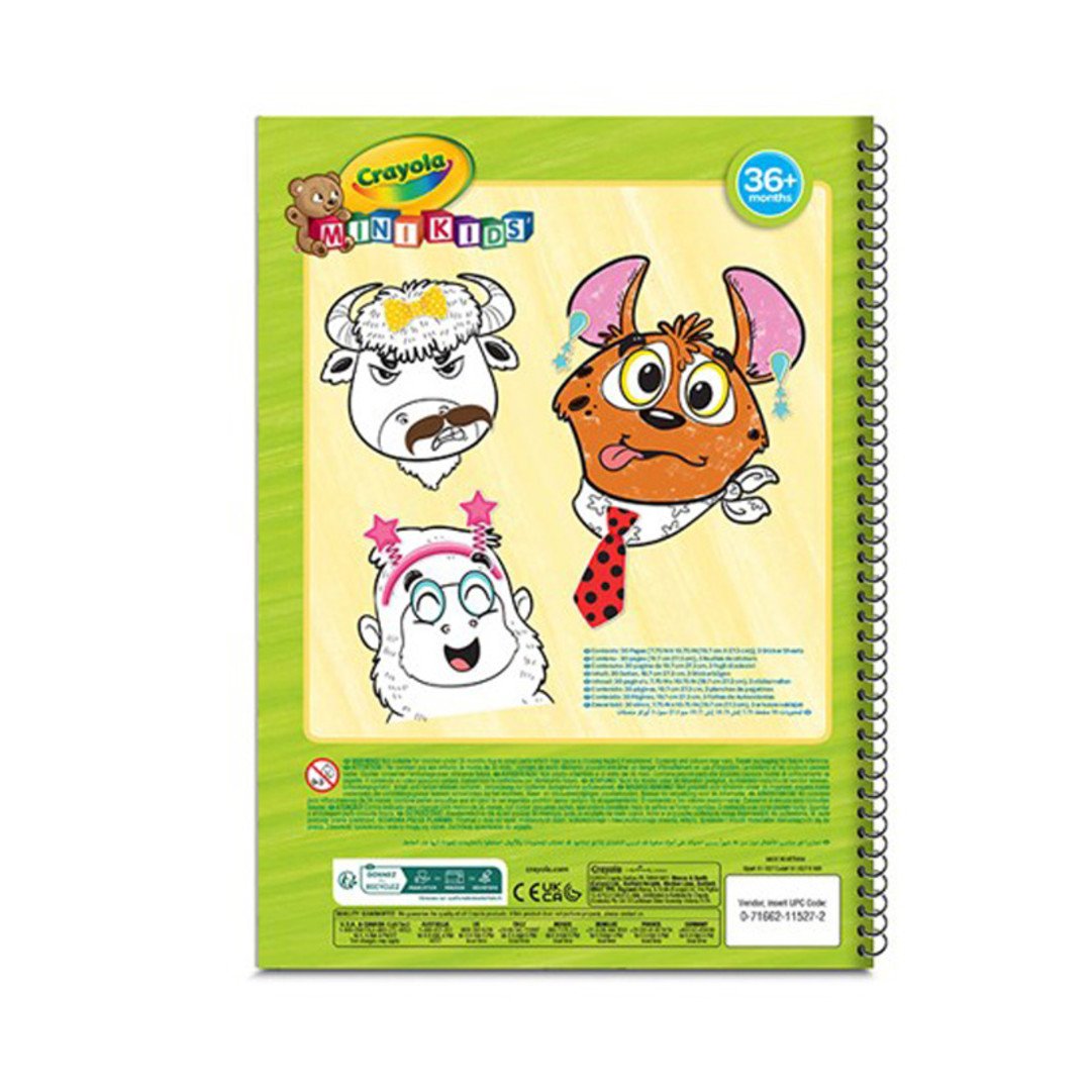 Album de Coloriage à Combiner – Mini Kids Mes Émotions – Crayola