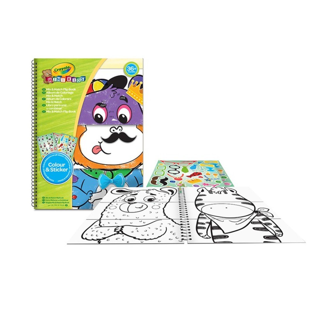 Album de Coloriage à Combiner – Mini Kids Mes Émotions – Crayola