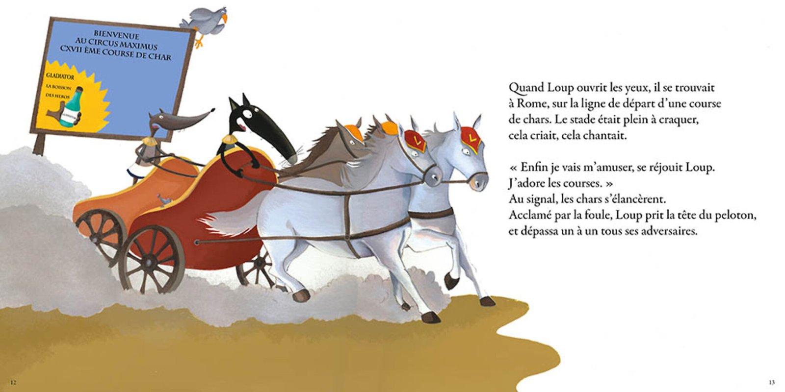 Le Loup qui voyageait dans le temps – Auzou