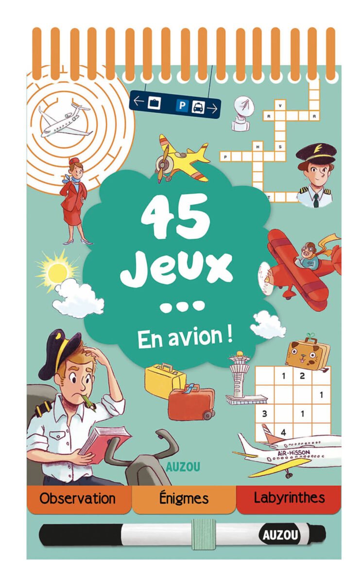 45 jeux – En avion ! – Auzou