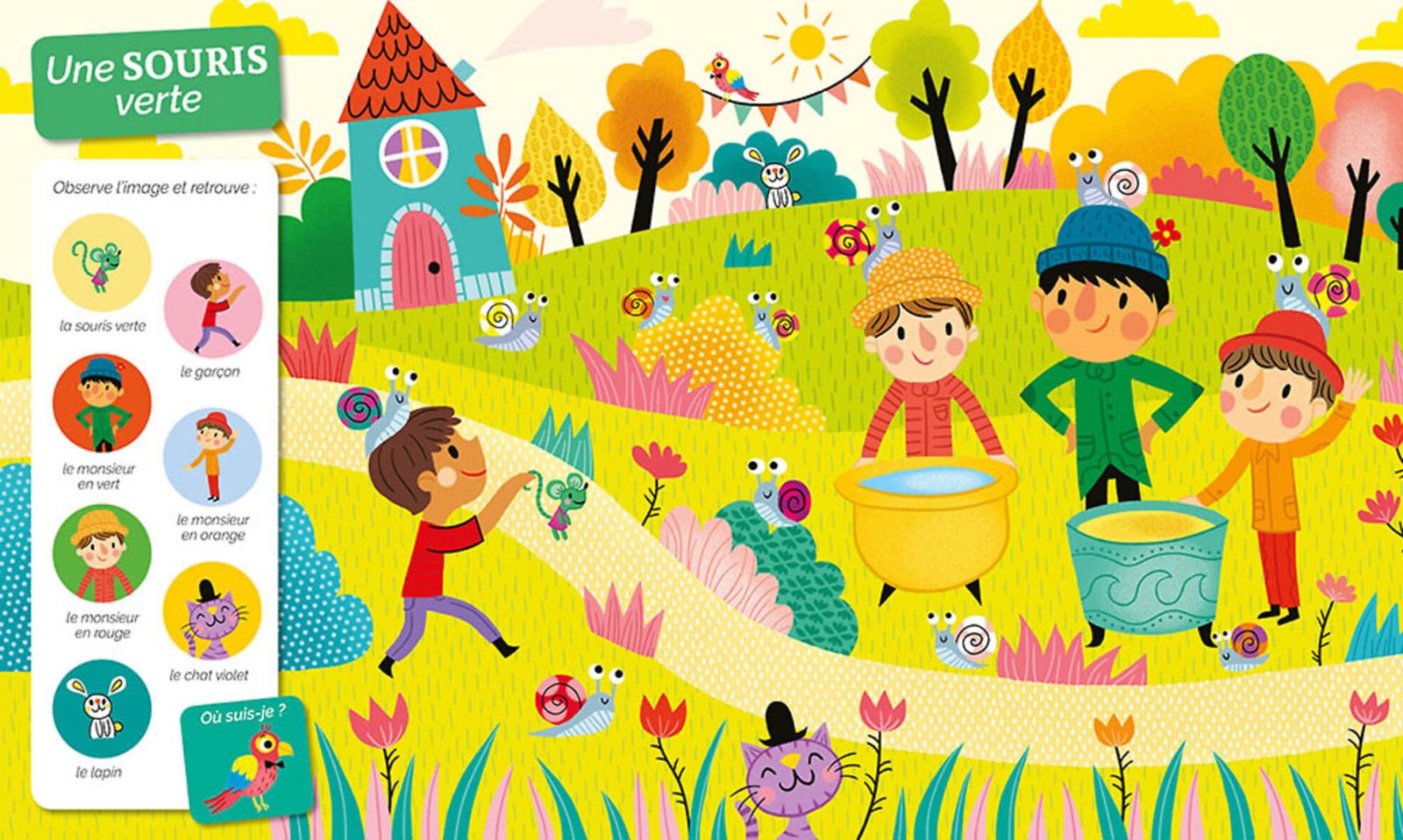 Cherche et trouve des tout-petits – Comptines – Auzou