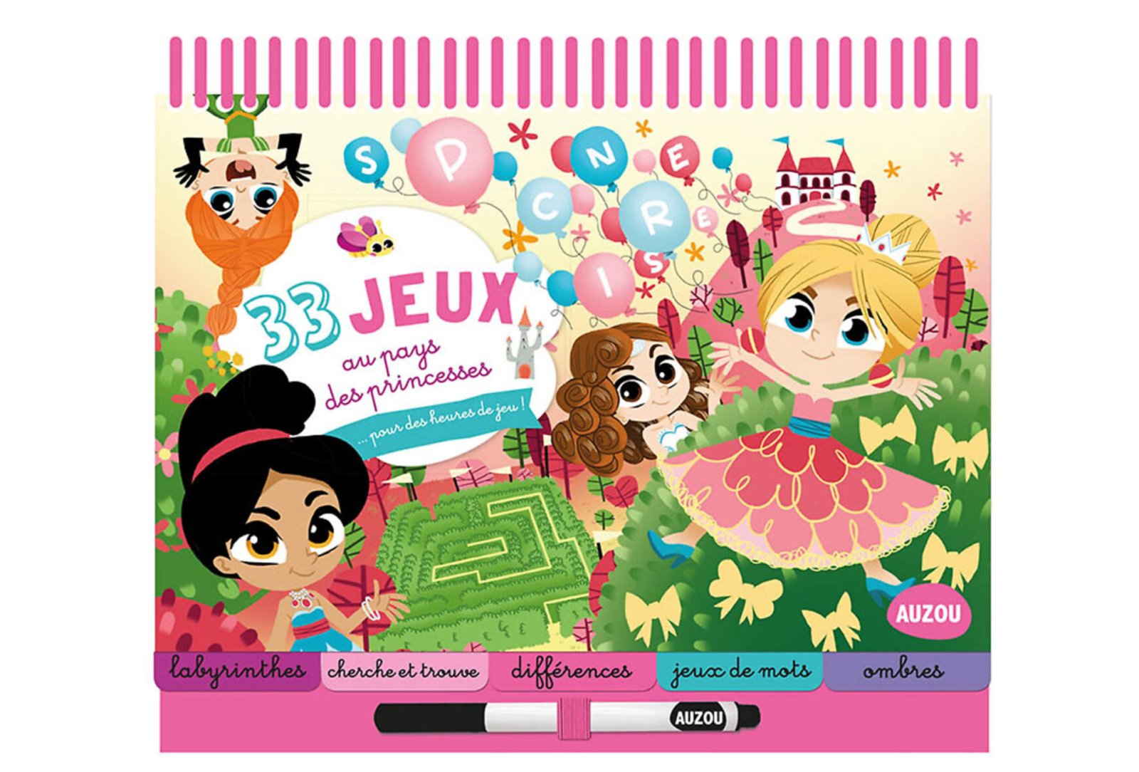 33 jeux au pays des princesses ! – Auzou