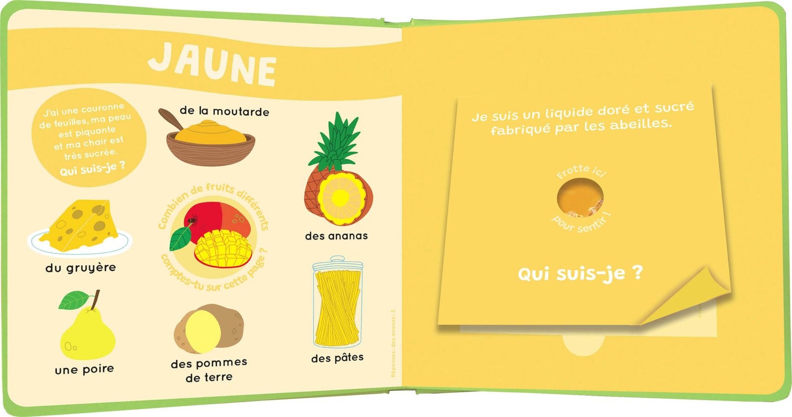 Mon livre des odeurs et des couleurs – Le marché – Auzou