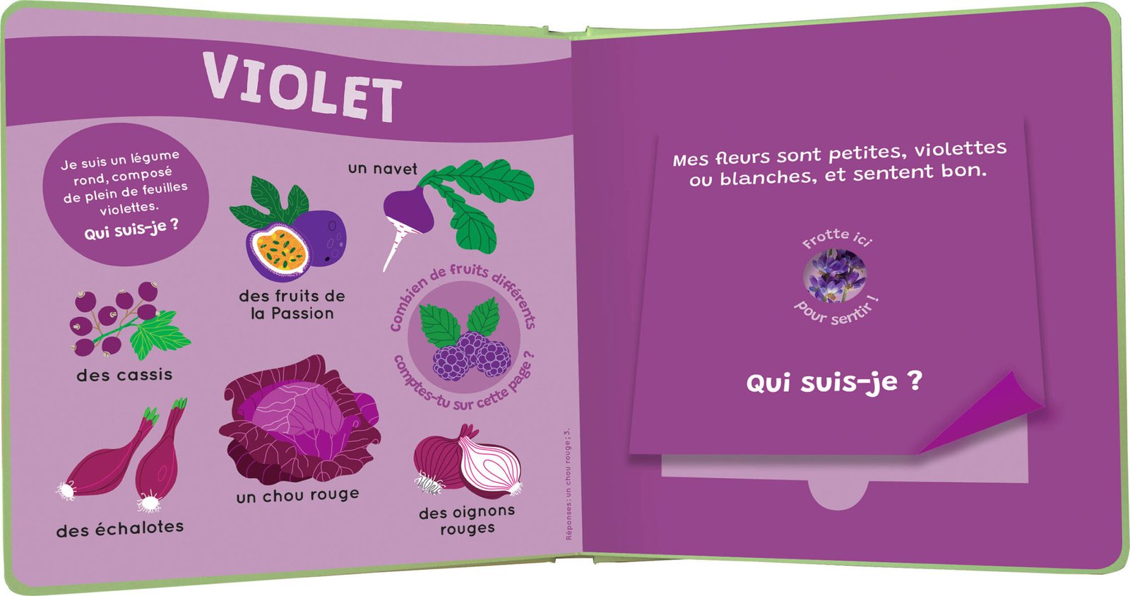 Mon livre des odeurs et des couleurs – Le marché – Auzou