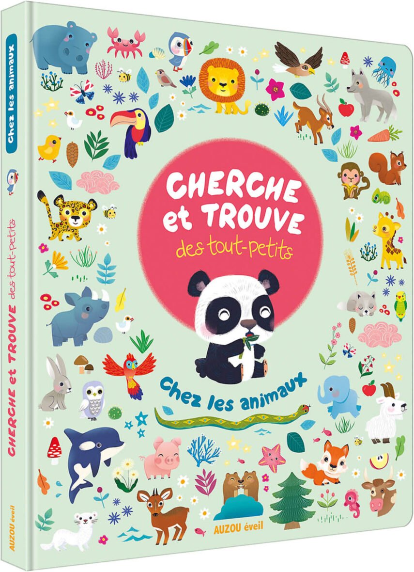 Cherche et trouve des tout-petits – Chez les animaux – Auzou