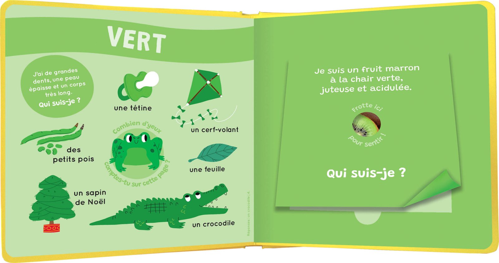 Mon livre des odeurs et des couleurs – Mes premières odeurs – Auzou