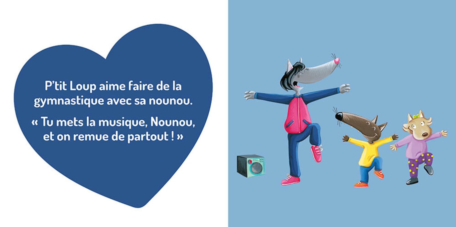 P’tit Loup aime sa nounou – Auzou