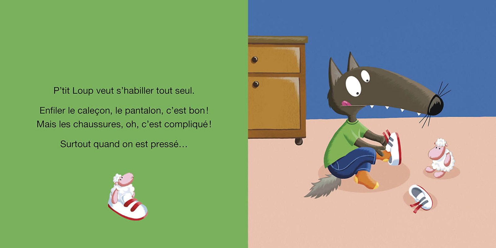 P’tit Loup veut tout faire comme un grand – Auzou