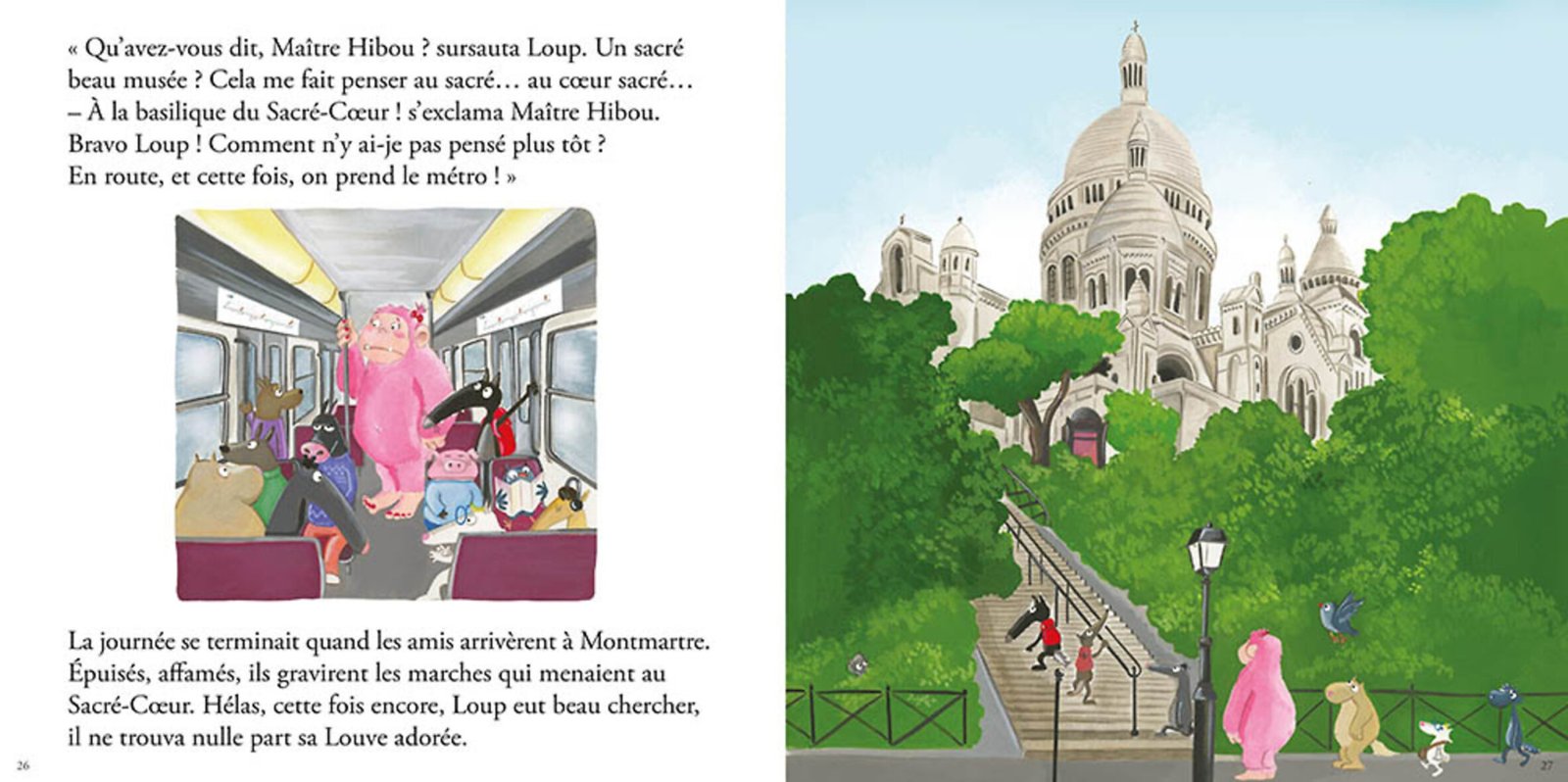 Le Loup qui explorait Paris – Auzou