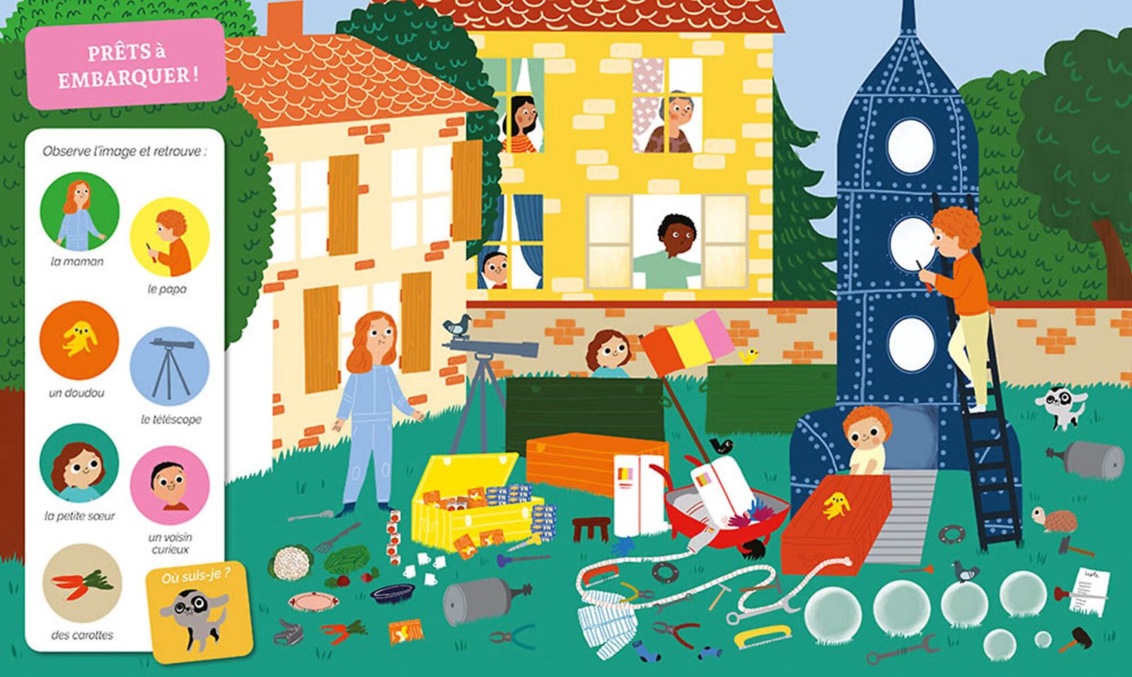 Cherche et trouve des tout-petits – L’incroyable voyage dans l’espace – Auzou