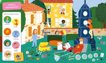 Cherche et trouve des tout-petits – L’incroyable voyage dans l’espace – Auzou