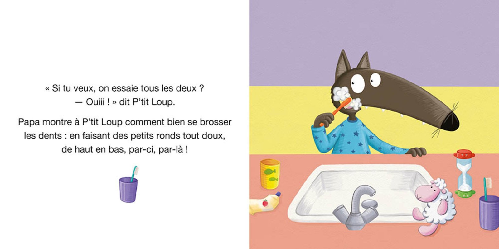 P’tit Loup se brosse les dents – Auzou