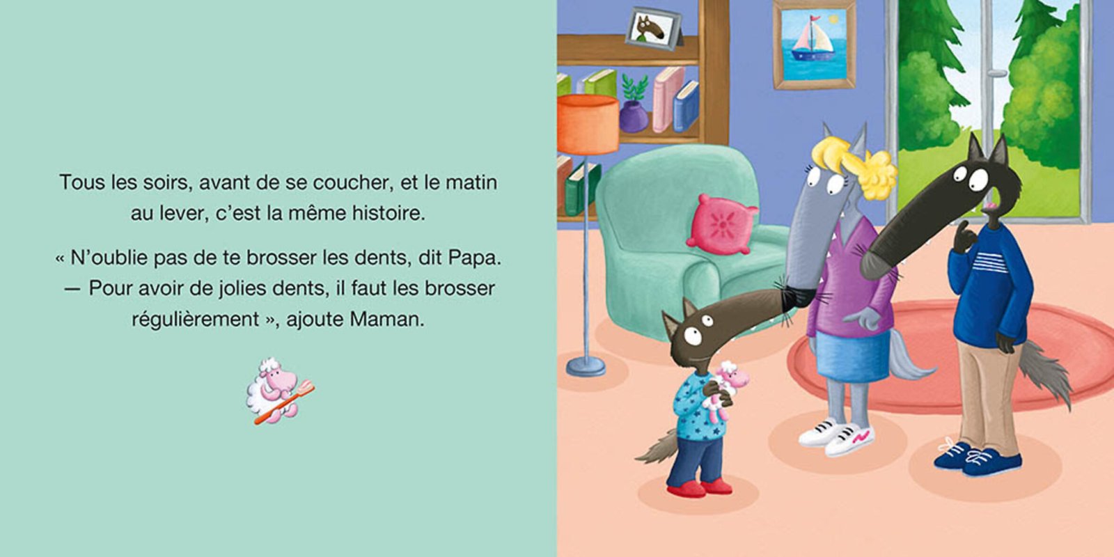 P’tit Loup se brosse les dents – Auzou