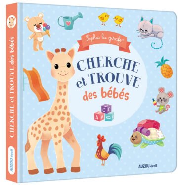 Cherche et trouve des bébés – Sophie la girafe