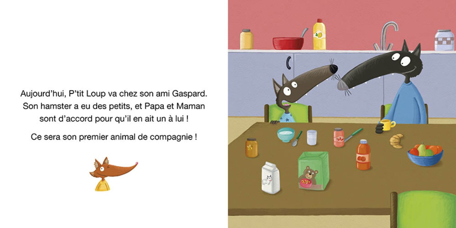 P’tit Loup a un animal de compagnie – Auzou