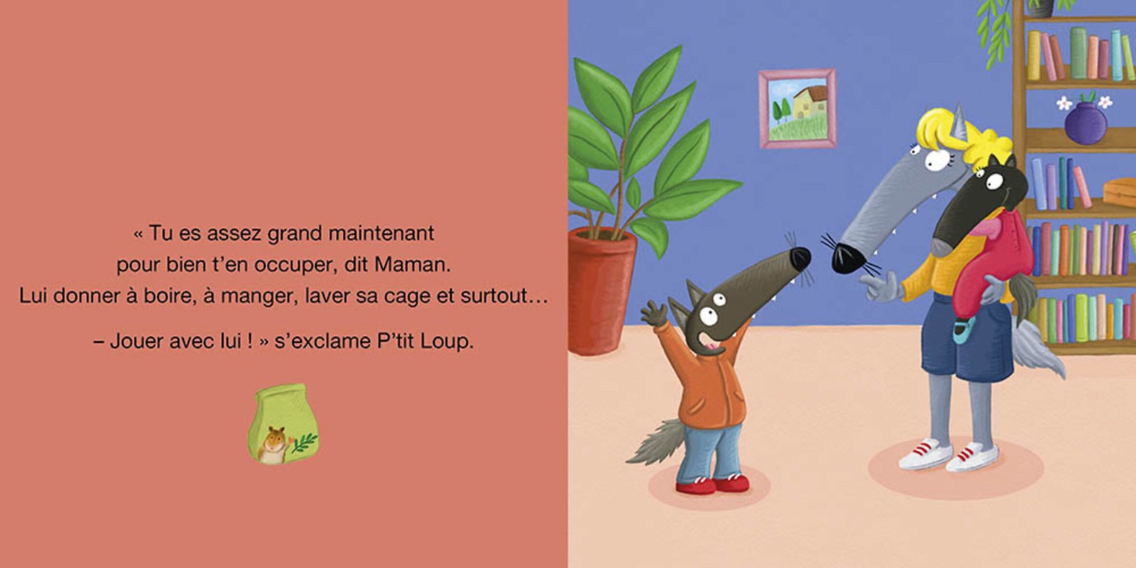 P’tit Loup a un animal de compagnie – Auzou