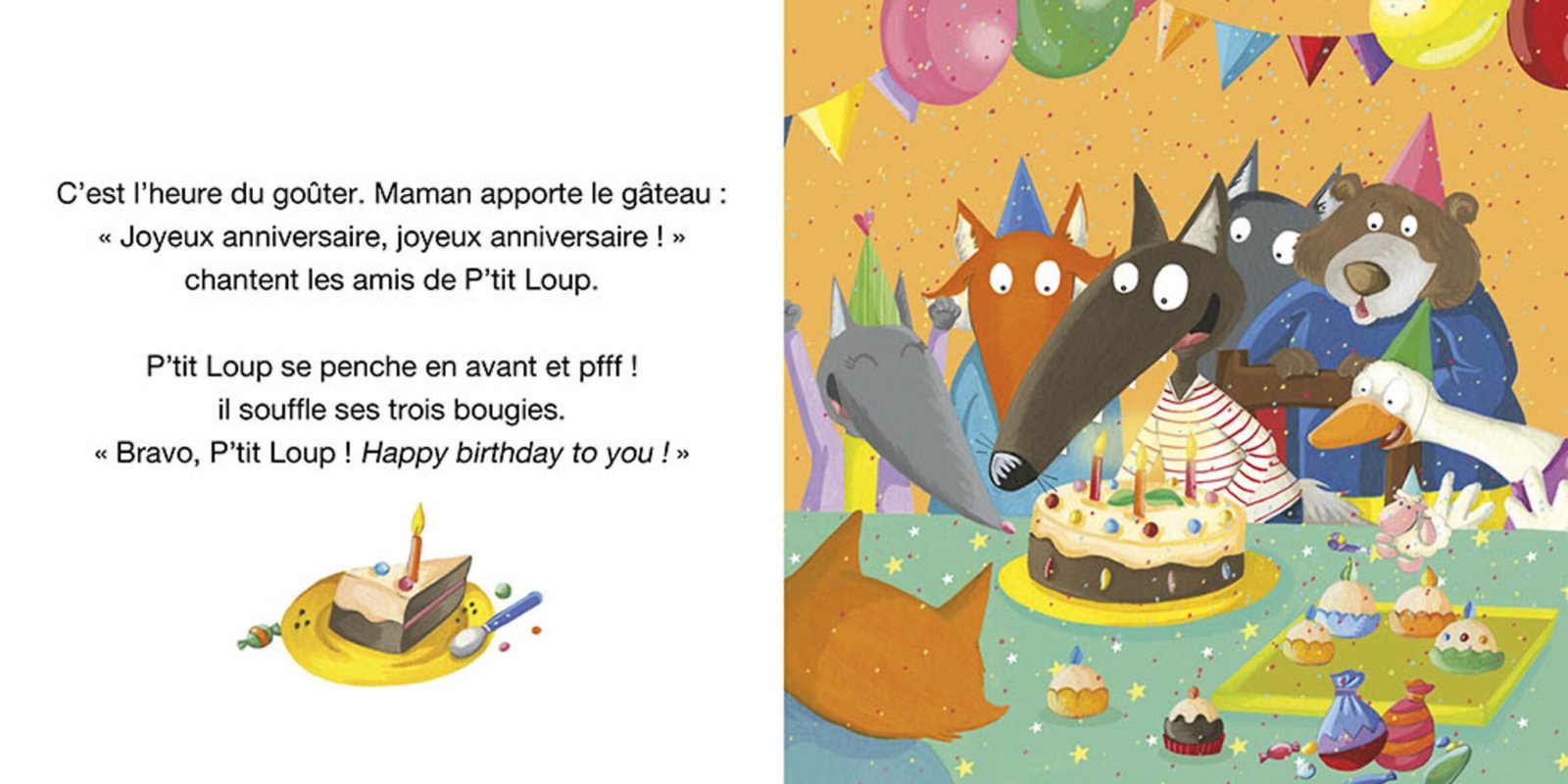 P’tit Loup fête son anniversaire – Auzou
