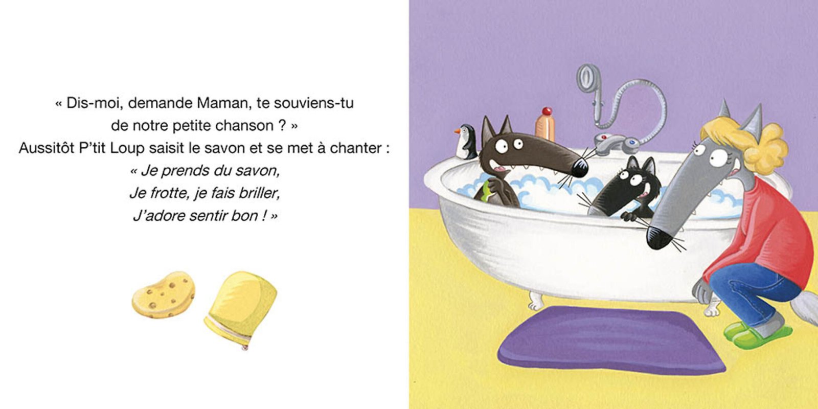 P’tit Loup se lave tout seul – Auzou