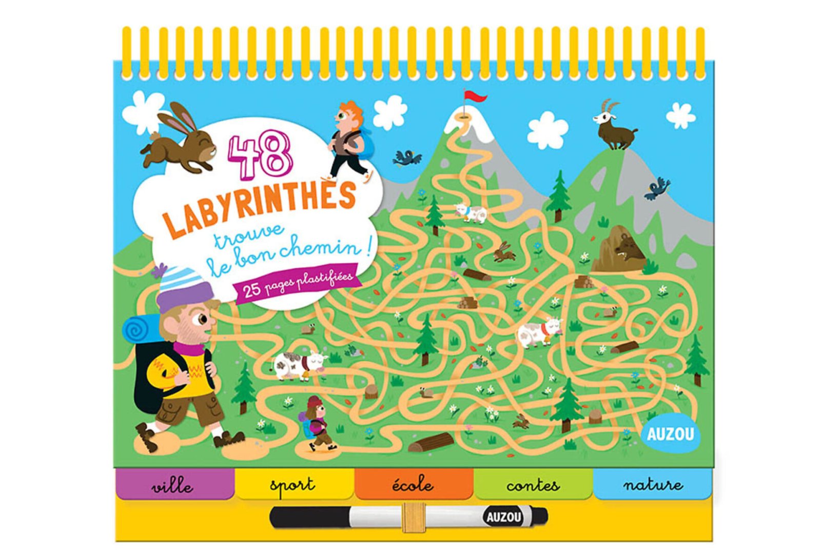 48 labyrinthes – Trouve le bon chemin ! – Auzou