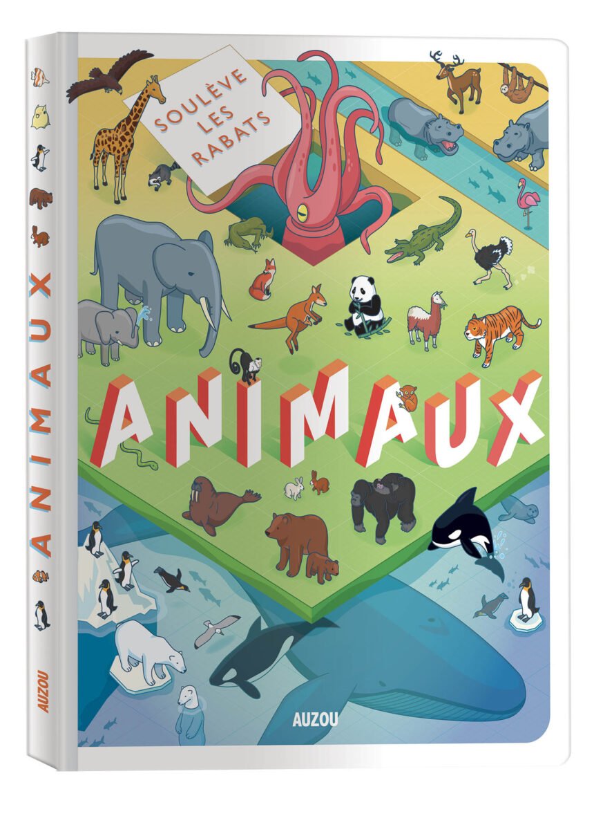 Soulève les rabats – Animaux – Auzou