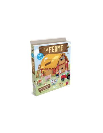 La ferme 3D – Livre et maquette à construire – Sassi